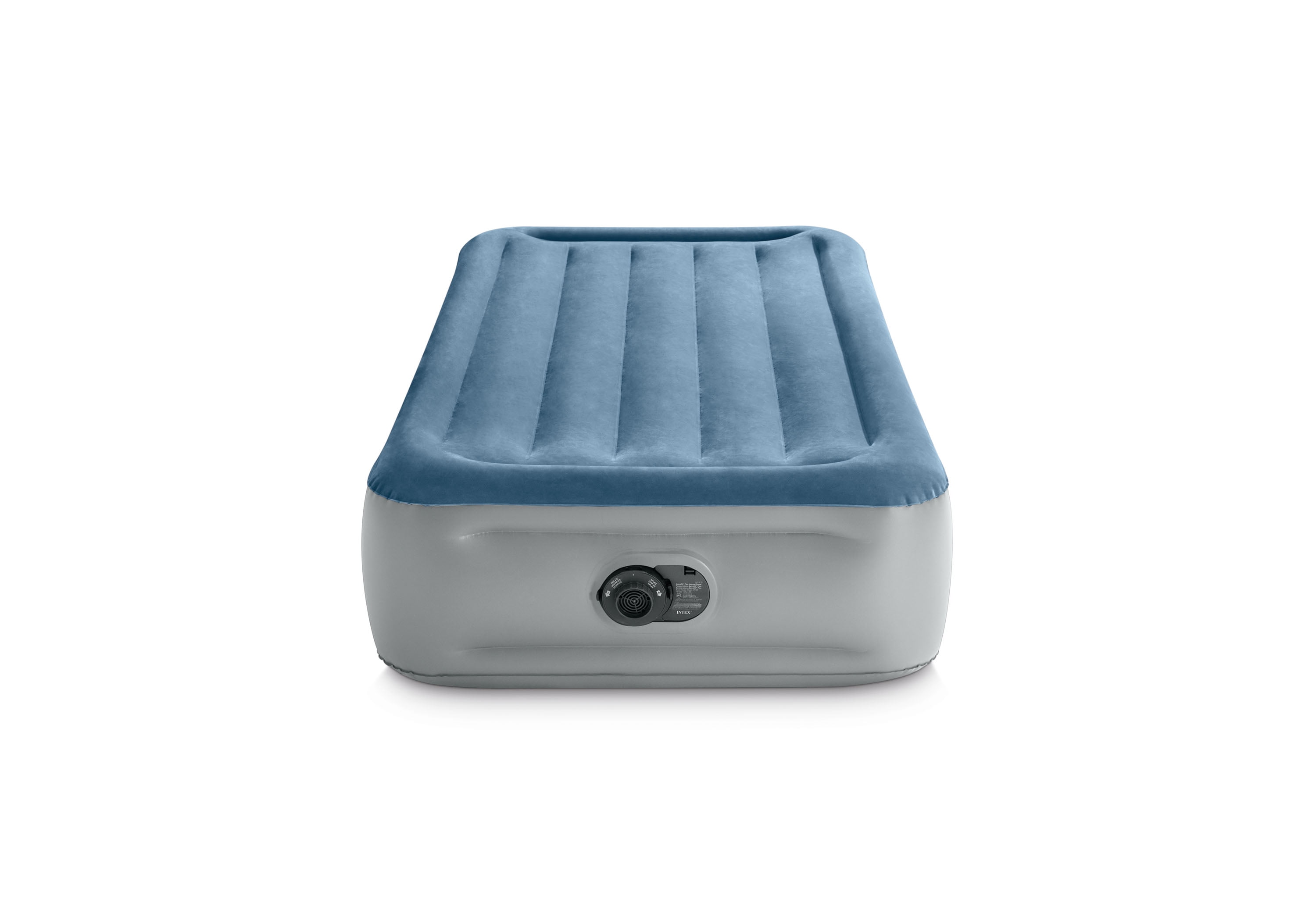 Intex Dura-Beam Air Mattress Bed w/ Built In Pump Twin & 120 Volt Cordless Pump 