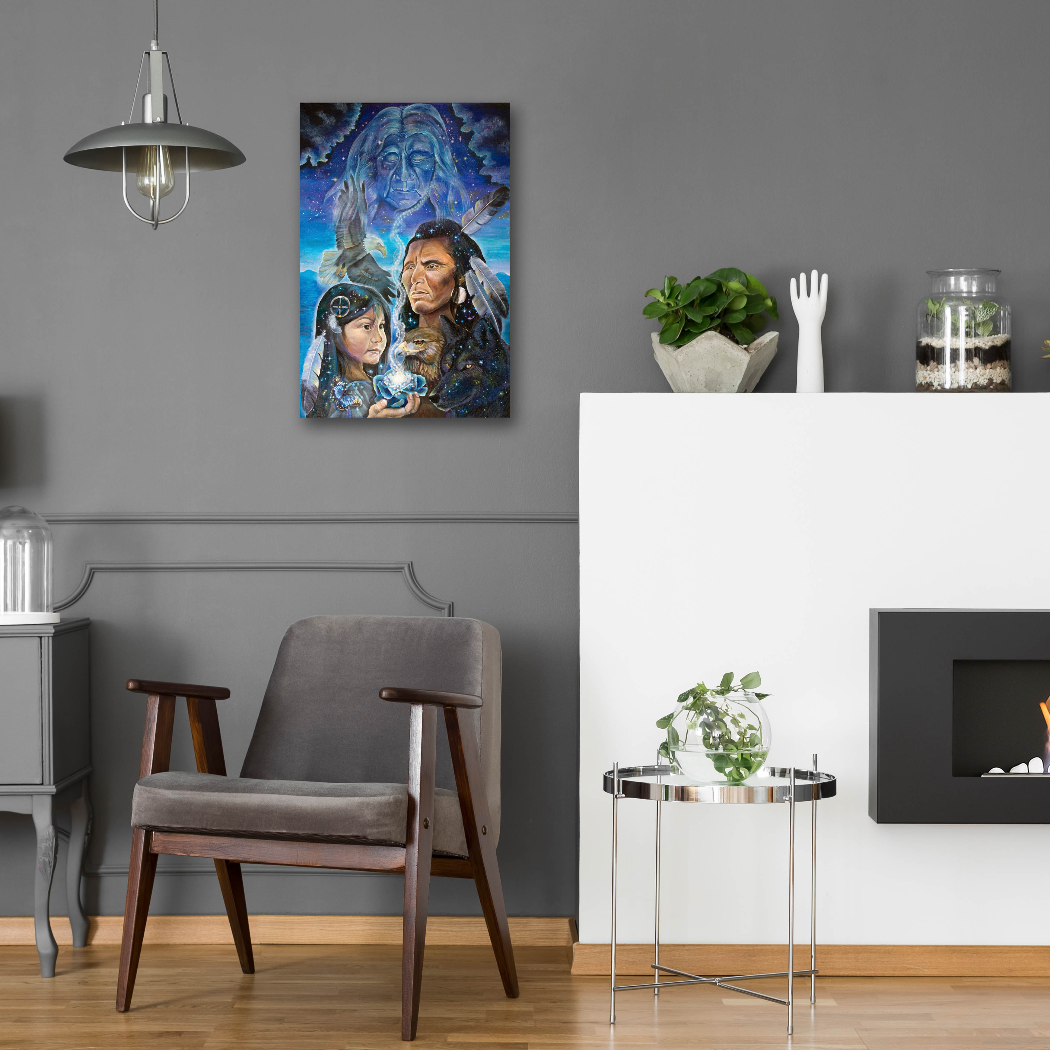 Epic Art 'Honor'  by Verena Wild Acrylic Glass Wall Art, 16" x 24"
