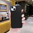 thumbnail image 1 of Solid color semi-enclosed frosted case for iPhone 17 Pro Max, shockproof phone case, soft protective case for Apple 12 Pro, 1 of 6