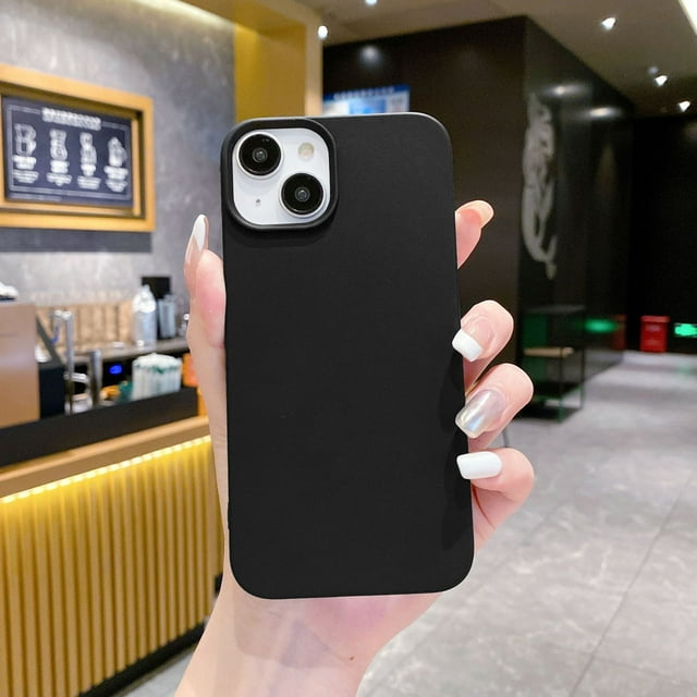 Étui Semi-Fermée Givrée de Couleur Unie pour iPhone 17 Pro Max, Étui de Téléphone Antichoc, Étui de Protection Souple pour Apple 12 Pro