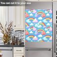 thumbnail image 5 of Dishwasher Magnet Cover Magnetic Fridge Door Cover Home Kitchen Decor Cartoon Rainbow and Cloud 23"x 26", 5 of 6