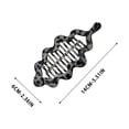 thumbnail image 5 of ONLYEOR Leopard Wave Style Vertical Ponytail Clip, Simple Twisting Banana Hair Clips, Hair Accessories for Women, For Daily & Party, 5 of 5