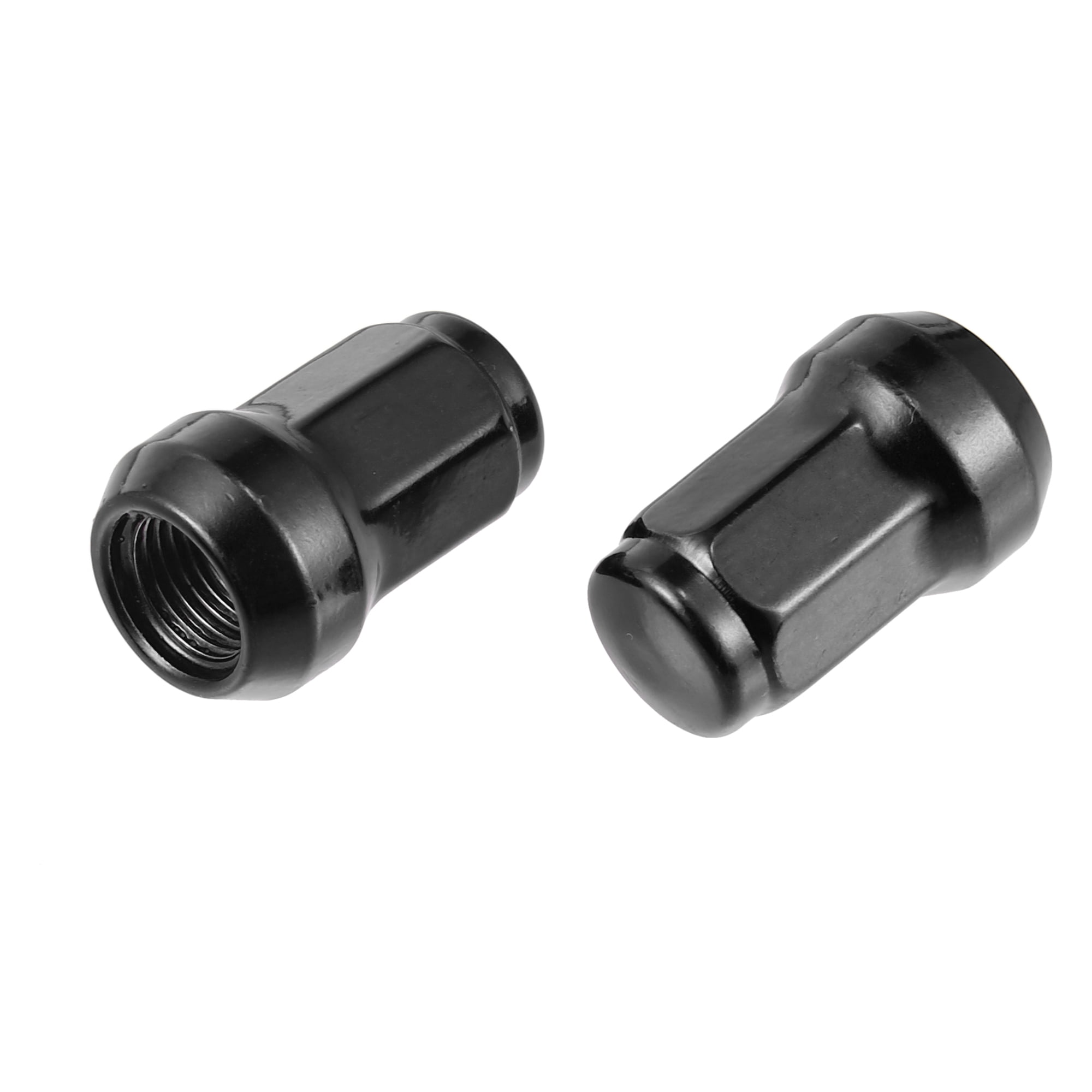 Unique Bargains M12x1.25 Car Wheel Hex Lug Nut with Socket Key 21 Piece Set Black