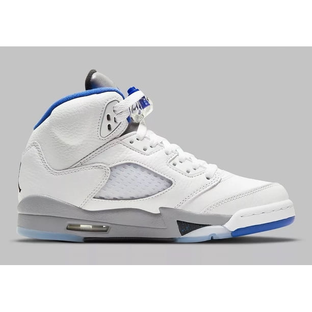 Ni - ke Ni - ke Air Jordan 5 Retro Stealth 2.0 Mens Shoes White DD0587-140 Size 10