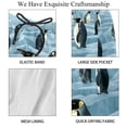 thumbnail image 4 of luoweisi Men's Beach Shorts Quick Dry Swim Trunks with Mesh Lining Penguin M, 4 of 5