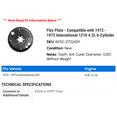thumbnail image 2 of Flex Plate - Compatible with 1972 - 1973 International 1210 4.2L 6-Cylinder, 2 of 2