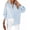 Blue, variant on SOMER Button Down Shirts for Women Long Sleeve Womans Tops Smocked Cuffed Blouses for Women Dressy Collared Casual Shirts with Pocket
