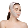 thumbnail image 1 of Máscara para dormir para esculpir el rostro, reductor de papada, máscara facial adelgazante en forma de V, moldeador facial reutilizable, 1 of 5