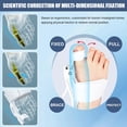 thumbnail image 2 of Bunion Corrector for Women & Men - Adjustable Big Toe Bunion Relief Toe Straightener Bunion Splints, Upgraded Press-Button Orthopedic Bunions Correction Suitable for Left/Right Feet -1PC Gray, 2 of 9