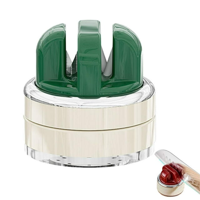 Kitchen Knife Sharpener with Suction Base for Hands Free Pocket Knife,Easy to Use Sharpening Tool,Multi-Angle Pocket Knives Sharpener Suitable for Cleaver,Fruit Knives,Scissors