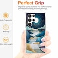 thumbnail image 2 of Night Moon Glow Case for Samsung Galaxy S23 Ultra ,Aesthetic Art Design Pattern TPU Shock Proof Cover Case, 2 of 5