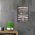 thumbnail image 3 of QIONGQI Funny Cabin Rules Metal Tin Sign Wall Decor, Farmhouse Wooden Style Cabin Sign for Home Decor Gifts, 3 of 8