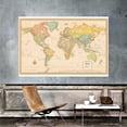 thumbnail image 4 of WCIC 150*100cm Retro World Map Wall Large Poster Prints background Home Office Decoration, 4 of 6