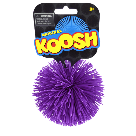 Koosh Ball -- 3-inch Purple -- Easy to Pick up, Hard to Put Down