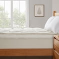 thumbnail image 6 of Puredown White Goose Feather Mattress Topper 3 Inch Organic Cotton Twin Queen King, 6 of 9