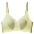 thumbnail image 2 of LLYWEY Seamless Bras for Women Wireless Push up Bras Women Ladies Bralette Bra Style-1096 Women Soft Cup Bra Feature Adult Female Everyday Sports Bras Green 40B, 2 of 5