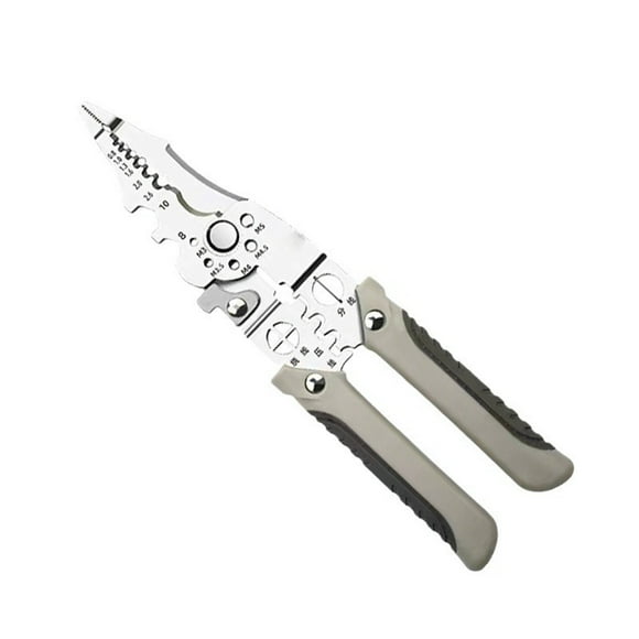 Riforla Multifunctional Wire Stripper Crimping Plier Adjustable Automatic Wire Stripping Tool Stainless Steel Multipurpose Wire Stripper Faucets
