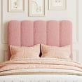 thumbnail image 4 of Garvee Twin Bed Frame with Storage Drawer and Headboard – Boucle Upholstered Platform Bed for Girls, Strong Wooden Slats Support, Noise-Free, Easy Assembly, Boucle Pink, 4 of 5