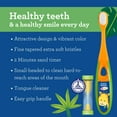 thumbnail image 5 of GuruNanda Extra Soft Toddler Toothbrush for Age 2 Years +, with Tongue Cleaner, Rubber Grip & Brush Cap, 5 of 13