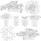 thumbnail image 1 of 44 peines para el pelo de boda, accesorios para el pelo de novia de cristal de perla sintética, clip de peine lateral para el pelo, forma de U, flor, diamantes de imitación, perla, clip para el pelo, dama de honor nupcial (blanco) Ormromra HMHZ1106, 1 of 8