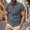 Grey, variant on Adult Men's Polo T Shirts Short Sleeve Button Tees Shirt Slim Fit Black Mens Beach Outfit