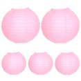 thumbnail image 2 of Linterna Papel Decorativa 5 Uds. China Redonda 4 Pulgadas para Fiesta Cumpleaños Y Boda, 2 of 9