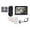 Silver, variant on Yajisi 4.3-Inch IPS LCD Smart WiFi Digital Peephole Door Viewer 1080P Security Camera 120-Degree Wide Angle Lens Night Vision Motion Detection Black