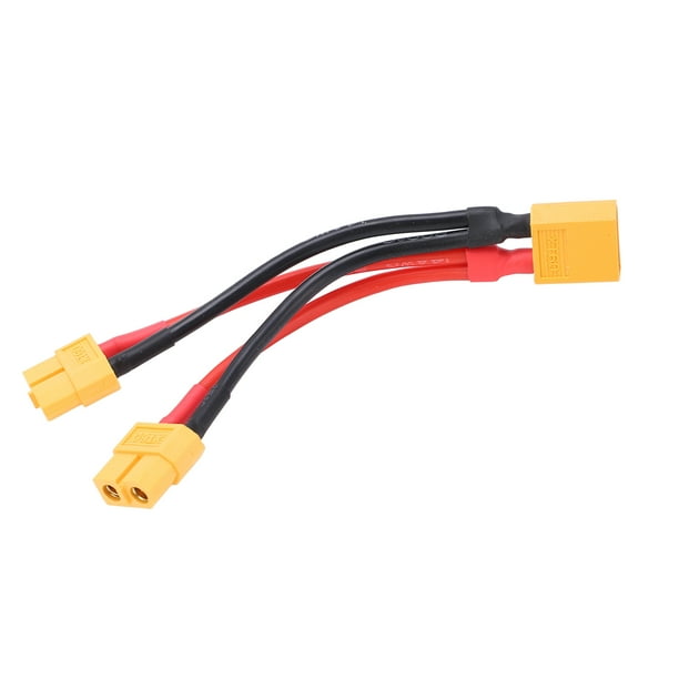 EOTVIA XT60 Parallel Battery Connector Cable, Dual Extension Y Splitter