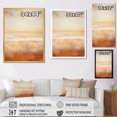 thumbnail image 4 of Designart "Sandy Horizon With Beige Clouds IV" Clouds Wall Art Living Room, 4 of 7