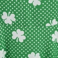 thumbnail image 6 of Ichuanyi Woman Dress, Clearance Summer Women St. Patrick's Day Retro O-Neck Printed Short-Sleeve Big Swing Dress, 6 of 9