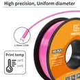 thumbnail image 3 of Geeetech 1.75mm PLA pink 3D Printer Filament, 5kg Spool (11lbs), Dimensional Accuracy +/- 0.03mm（5pcs）, 3 of 7