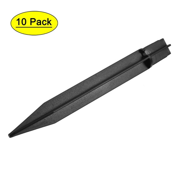 Uxcell 8.27"x0.83" Landscape Ground Stake Solar Light Spike Outdoor Light Holders 10pcs