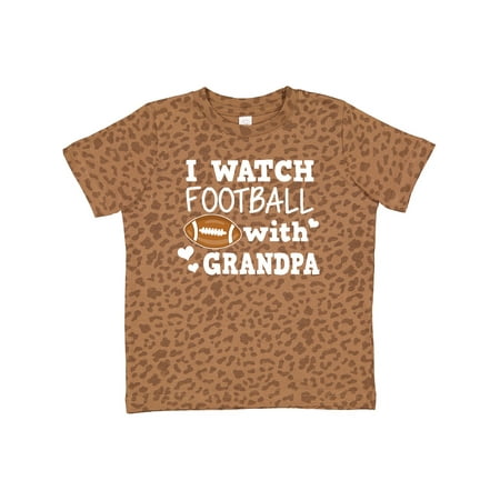

Inktastic I Watch Football with My Grandpa Gift Toddler Boy Girl T-Shirt