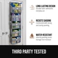 thumbnail image 5 of GORILLA GRIP Over Door Organizer Holds 50lbs 5 Shelf Hanger for Bedroom, Bathroom 58x15 Inches Gray, 5 of 9