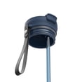 thumbnail image 5 of Contigo DualSip Leakproof Plastic Reusable Water Bottle with Carrying Strap, Blue/Clear, 24 oz, 5 of 7