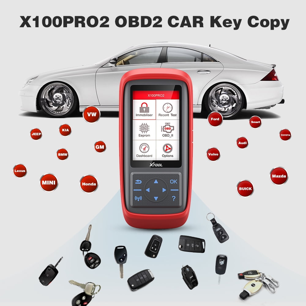 Buy XTOOL X100 Pro2 Automotive IMMO Key Programmer, OBD2 Diagnostic Car