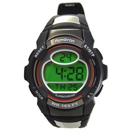 Armitron Sport Metallic Charcoal Resin W
