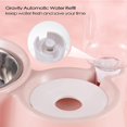 thumbnail image 3 of Cuencos dobles para perros y gatos, juego de cuencos para agua y comida con cuenco de acero inoxidable desmontable, botella dispensadora de agua automática, comedero para mascotas para perros y gatos, 3 of 6
