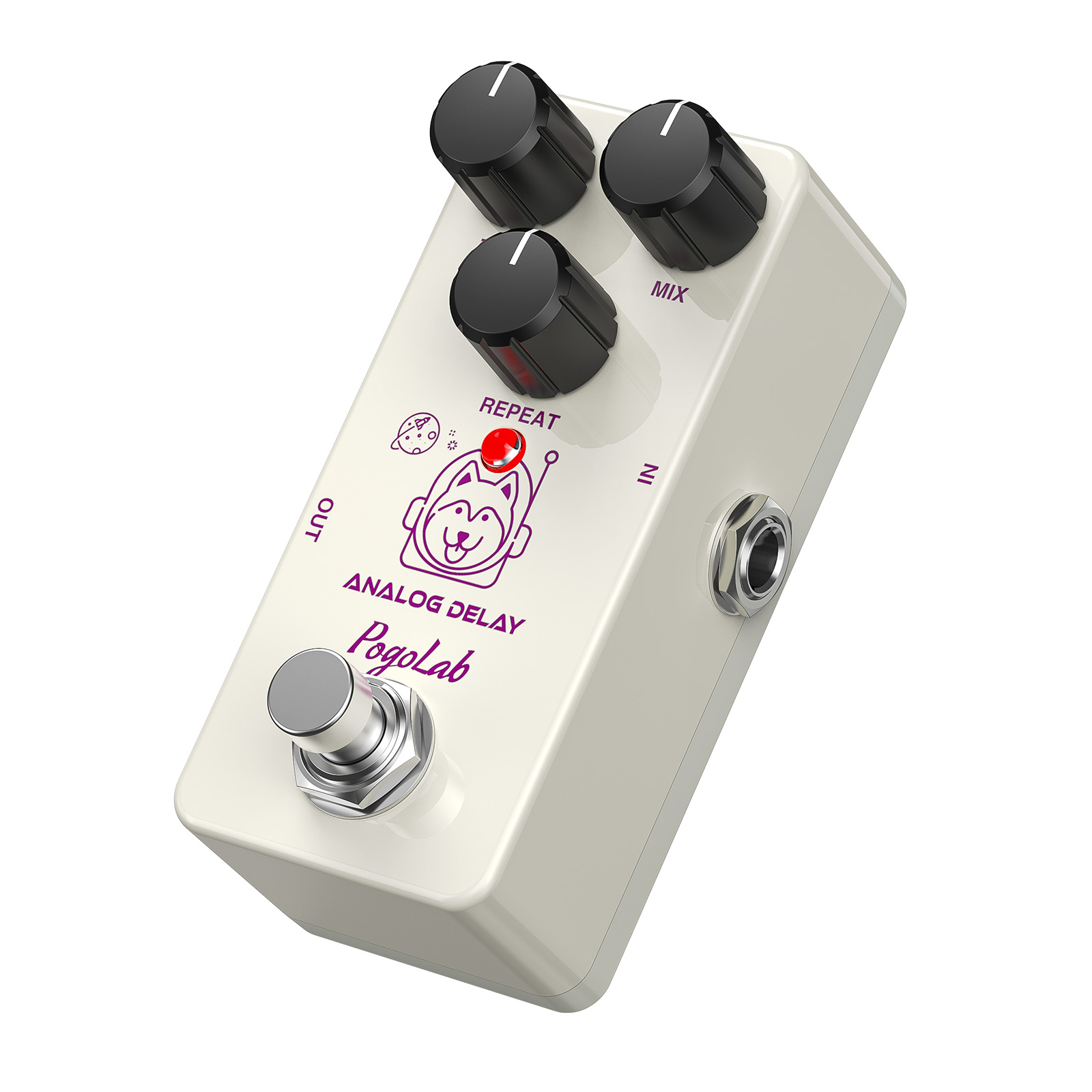 POGOLAB Delay Pedal Delay Pedals for Electric Guitar Analog Delay Guitar Pedal DC 9V True Bypass Mini Delay Pedal