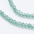thumbnail image 6 of 30 strand Glass Beads Strands Faceted Rondelle Mixed style Mixed color 3x2mm Hole: 0.8mm 190~200pcs/strand 14.9~17.3 inch(38~44cm), 6 of 6