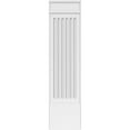 thumbnail image 2 of 12"W x 48"H x 2"P Fluted PVC Pilaster w/Decorative Capital & Base (Pair), 2 of 8