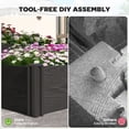 thumbnail image 4 of Outsunny Vinyl Raised Garden Bed Kit, 3-Tier Elevated Garden Box, 4 of 10
