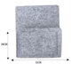 thumbnail image 5 of Bolsa de almacenamiento de fieltro ZHAOCHENG Bolsa de fieltro para colgar junto a la cama tipo gris oscuro, 5 of 5