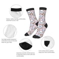 thumbnail image 3 of Fuzoiu sloth cartoon Print Kids Socks For Boys Girls,Grip Crew Socks with Non Slip,Lightweight Stretch Crew Socks,Toddlers Crew Boot Socks, 3 of 5
