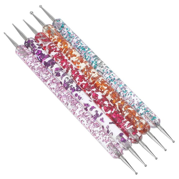 OUNONA 5Pcs Nail Decoration Kit Acrylic Dotting Outing