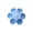 #01 _ Blue, variant on Cat Food Bowl with 6 Bowls, Pet Feeder for Kitten Puppy, Multi Cat Feeder, Multiple Feeder for Indoor s, Feeding Station for Food and Water _ Blue