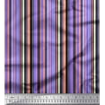 thumbnail image 1 of Soimoi Purple Cotton Voile Fabric Vertical Stripe Print Fabric by the Yard 56 Inch Wide, 1 of 3