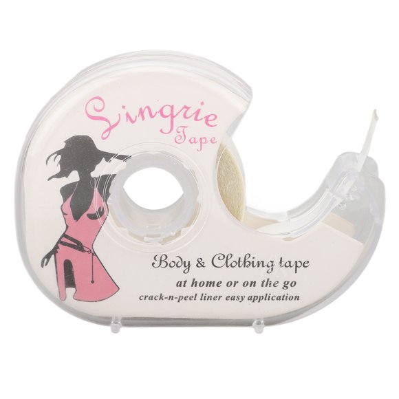 Women Double Sided Tape, Clothes Tape 2 Rolls CLear Matte For Dresses Body All Skin
