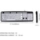 thumbnail image 3 of Teclado de letra grande Ofspeizc con cable USB para personas con discapacidad visual, 3 of 9