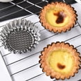 thumbnail image 1 of HEALEEP Moule à Tarte Chrysanthème Réutilisable 16 Pcs en Acier Inoxydable pour les Passionnés de Cuisine, 1 of 8